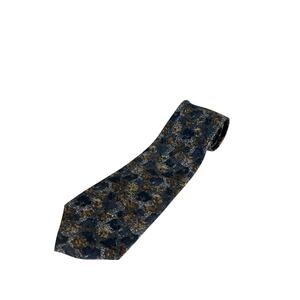 Fierte s.r.l. 100% Silk Blue Brown Tie Made in Italy 4” For Today’s Man